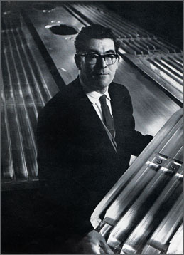 Harry Welton at the Vickers-Armstrongs aircraft factory in Weybridge, 1962
